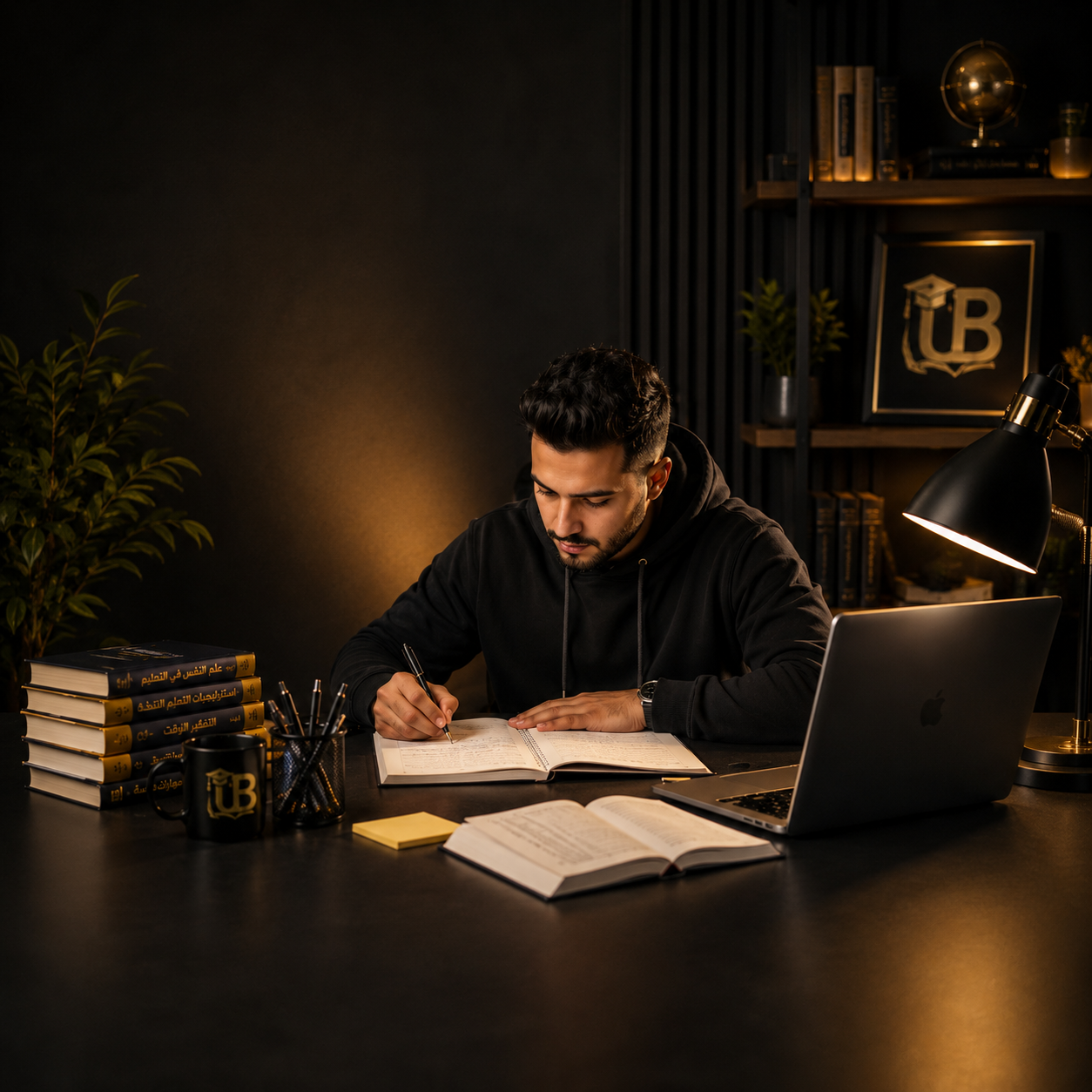 طالب يستعد لاختبار قياس